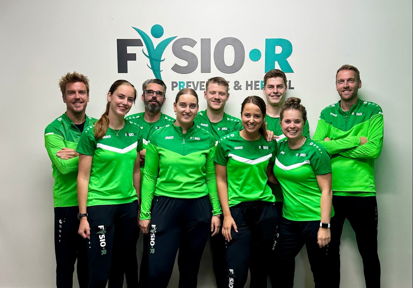 Het team van Fysio-R in Beneden-Leeuwen en Druten